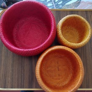 Bambu nesting baskets set